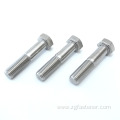 Stainless steel hexagonal flat head bolts DIN931